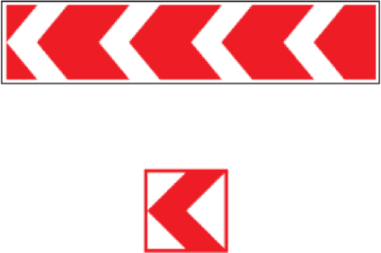 Kelio ženklas 147 „Posūkio kryptis į kairę“