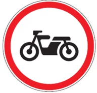 Kelio ženklas 337 „Mopedų eismas draudžiamas“