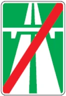 Kelio ženklas 502 „Automagistralės pabaiga“