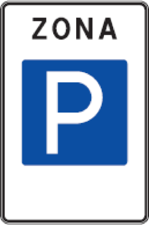 Kelio ženklas 541 „Stovėjimo zona“