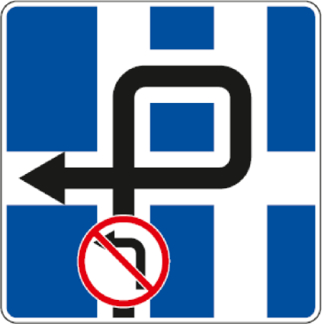 Kelio ženklas 609 „Važiavimo schema“