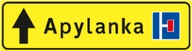 Kelio ženklas 625 „Apylankos kryptis“