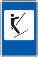 Kelio ženklas 729 „Slidininkų keltuvas“
