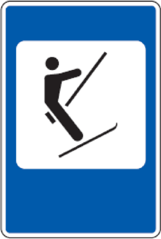 Kelio ženklas 729 „Slidininkų keltuvas“