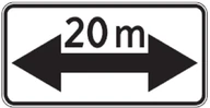 Kelio ženklas 811 „Galiojimo zona į abi puses“
