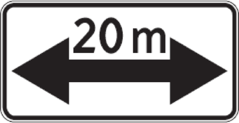 Kelio ženklas 811 „Galiojimo zona į abi puses“