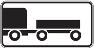 Kelio ženklas 816 „Transporto priemonės su priekaba“