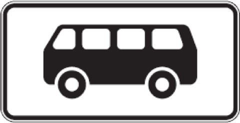 Kelio ženklas 818 „Autobusai“