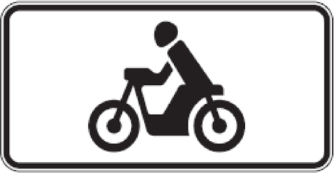 Kelio ženklas 820 „Motociklai“