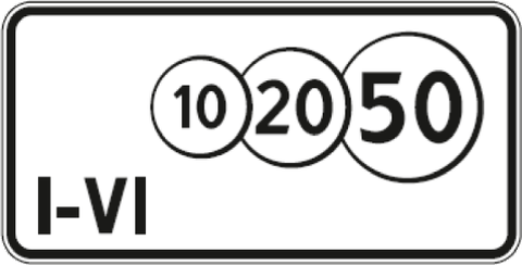 Kelio ženklas 840 „Mokamos paslaugos“ – antras variantas
