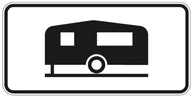 Kelio ženklas 857 „Gyvenamosios transporto priemonės“